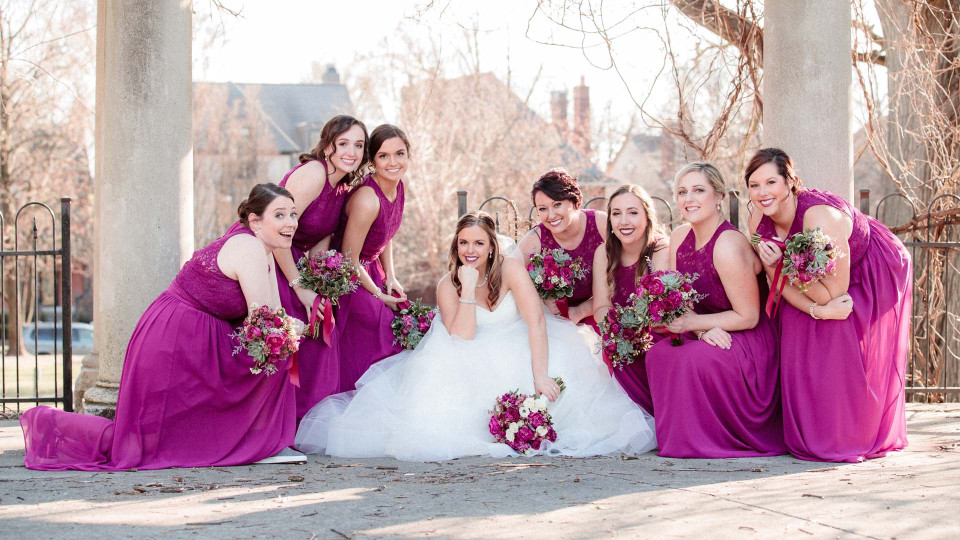 Gorgeous Berry Wedding